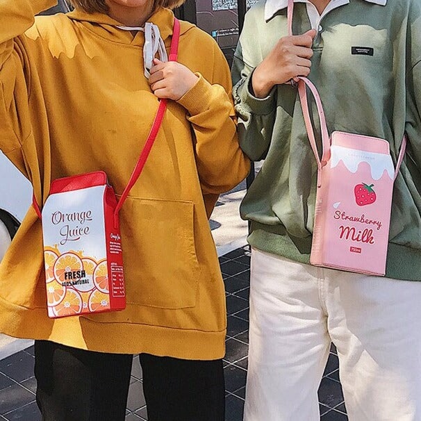 Kawaii Milk Juice Carton Box Bag-Kawaii Dream