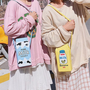 Kawaii Milk Juice Carton Box Bag-Kawaii Dream