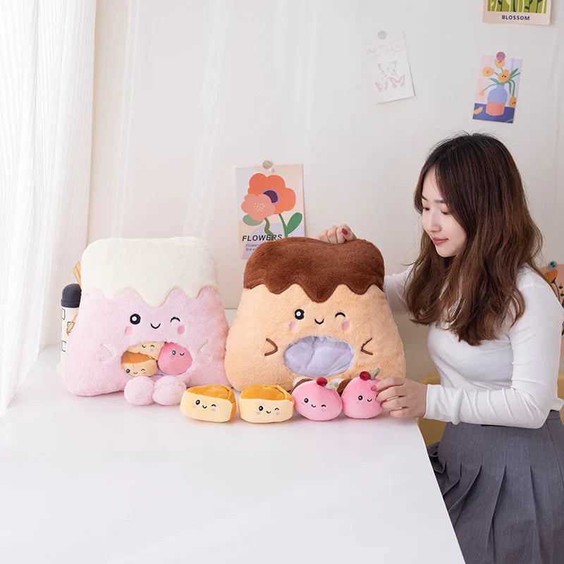 Kawaii Mountain Desserts Candy Bag Plushies-Kawaii Dream