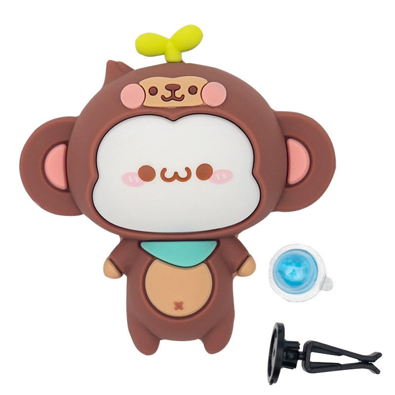 Kawaii Onion Friend Animals Car Air Refresher Perfume Accessories-Kawaii Dream