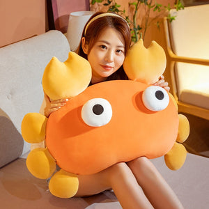 Kawaii Orange Crab & Lobster Plushie-Kawaii Dream