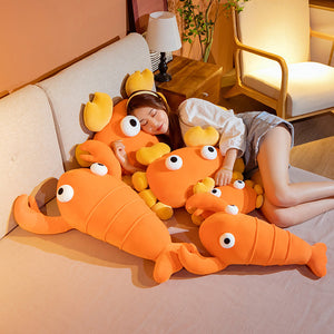 Kawaii Orange Crab & Lobster Plushie-Kawaii Dream
