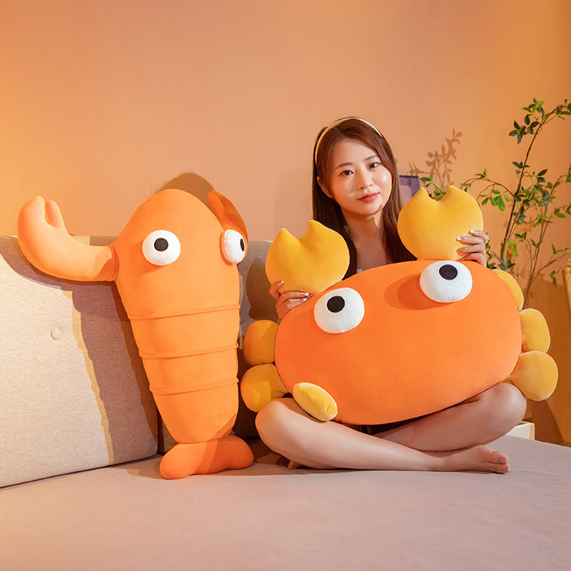 Kawaii Orange Crab & Lobster Plushie-Kawaii Dream