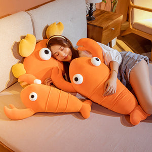 Kawaii Orange Crab & Lobster Plushie-Kawaii Dream