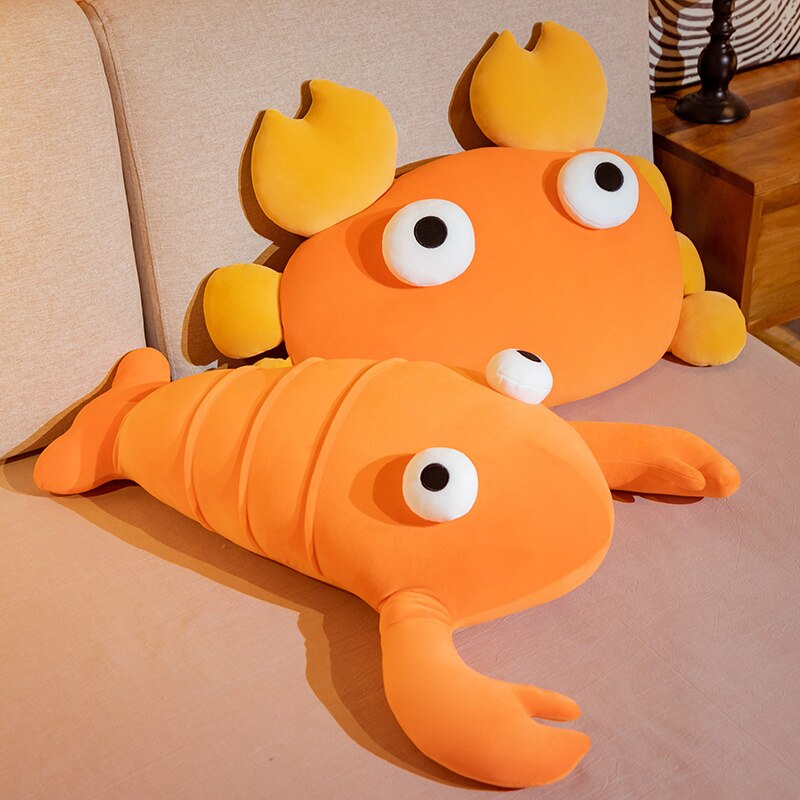 Kawaii Orange Crab & Lobster Plushie-Kawaii Dream