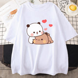 Kawaii Panda Bear Love Unisex Tee-Kawaii Dream
