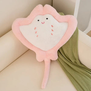 Kawaii Pastel Fluffy Stingray Plushies-Kawaii Dream