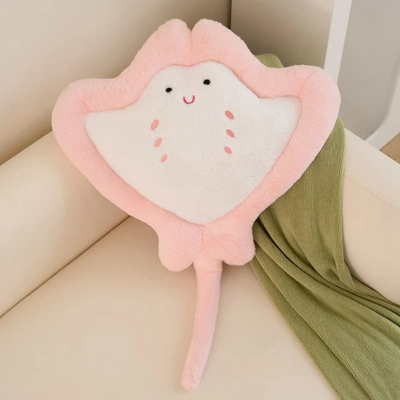 Kawaii Pastel Fluffy Stingray Plushies-Kawaii Dream