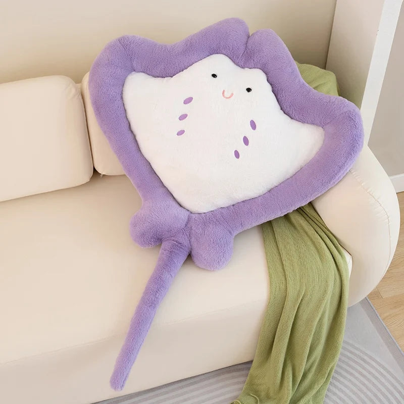 Kawaii Pastel Fluffy Stingray Plushies-Kawaii Dream