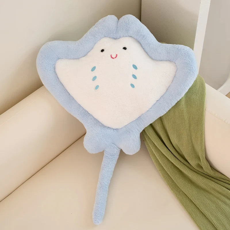 Kawaii Pastel Fluffy Stingray Plushies-Kawaii Dream