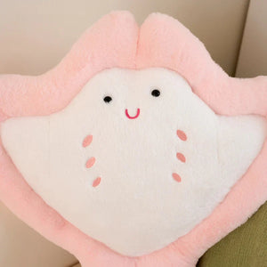 Kawaii Pastel Fluffy Stingray Plushies-Kawaii Dream
