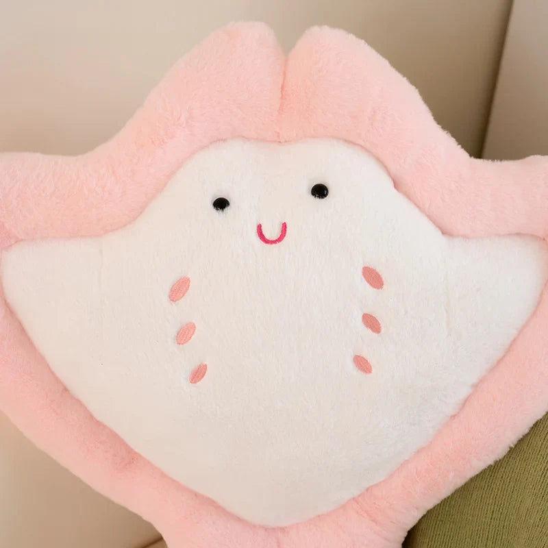 Kawaii Pastel Fluffy Stingray Plushies-Kawaii Dream