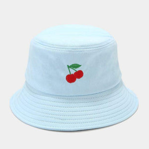 Kawaii Pastel Fruit Bucket Hat-Kawaii Dream