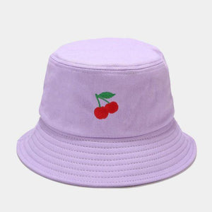 Kawaii Pastel Fruit Bucket Hat-Kawaii Dream