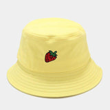 Kawaii Pastel Fruit Bucket Hat-Kawaii Dream