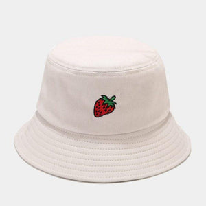 Kawaii Pastel Fruit Bucket Hat-Kawaii Dream