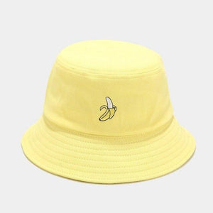 Kawaii Pastel Fruit Bucket Hat-Kawaii Dream
