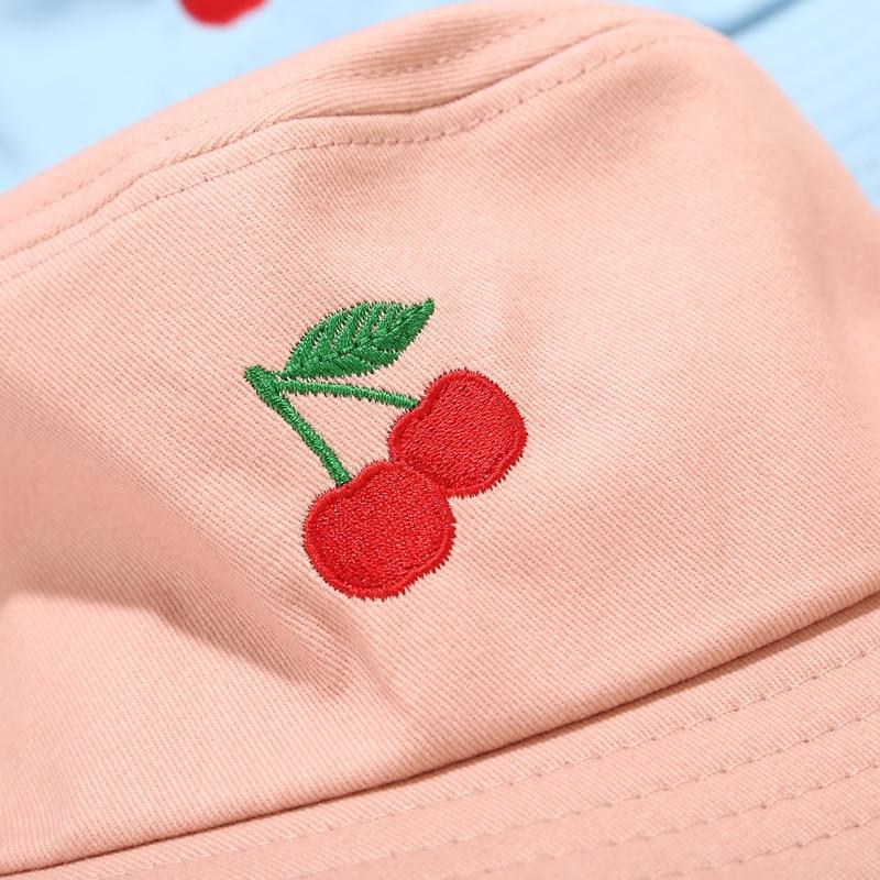 Kawaii Pastel Fruit Bucket Hat-Kawaii Dream
