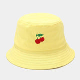 Kawaii Pastel Fruit Bucket Hat-Kawaii Dream