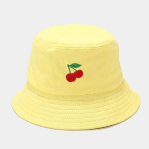 Kawaii Pastel Fruit Bucket Hat-Kawaii Dream
