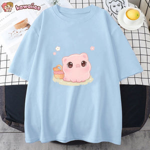 Kawaii Piggy Unisex Tee-Kawaii Dream
