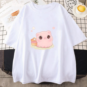 Kawaii Piggy Unisex Tee-Kawaii Dream
