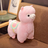 Kawaii Pink Purple White Fluffy Alpaca Plushie Collection-Kawaii Dream