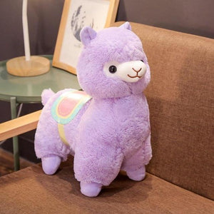 Kawaii Pink Purple White Fluffy Alpaca Plushie Collection-Kawaii Dream