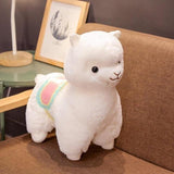 Kawaii Pink Purple White Fluffy Alpaca Plushie Collection-Kawaii Dream