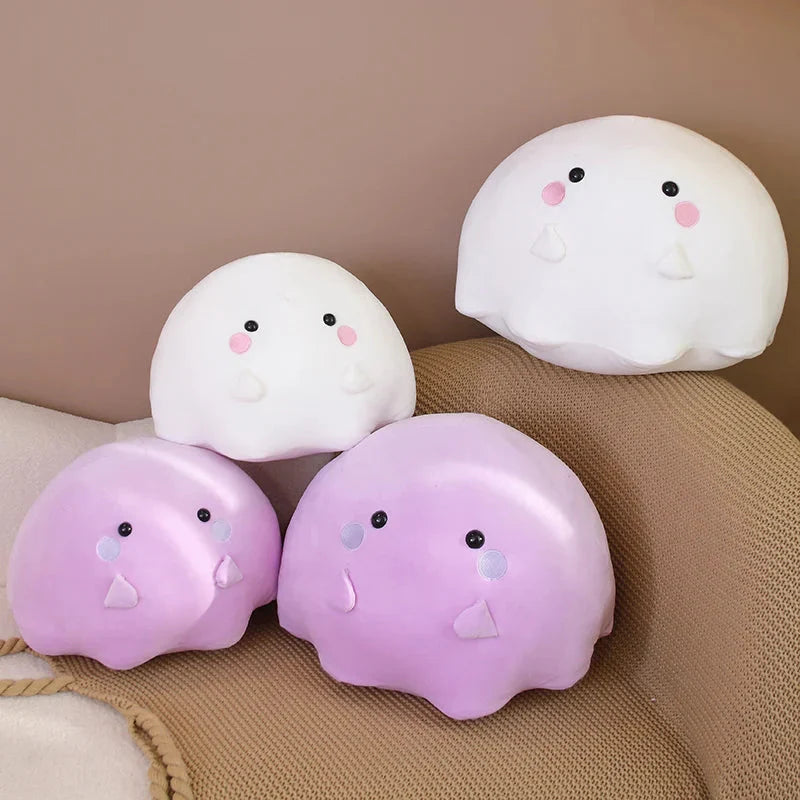 Kawaii Purple White Ghost Plushies-Kawaii Dream