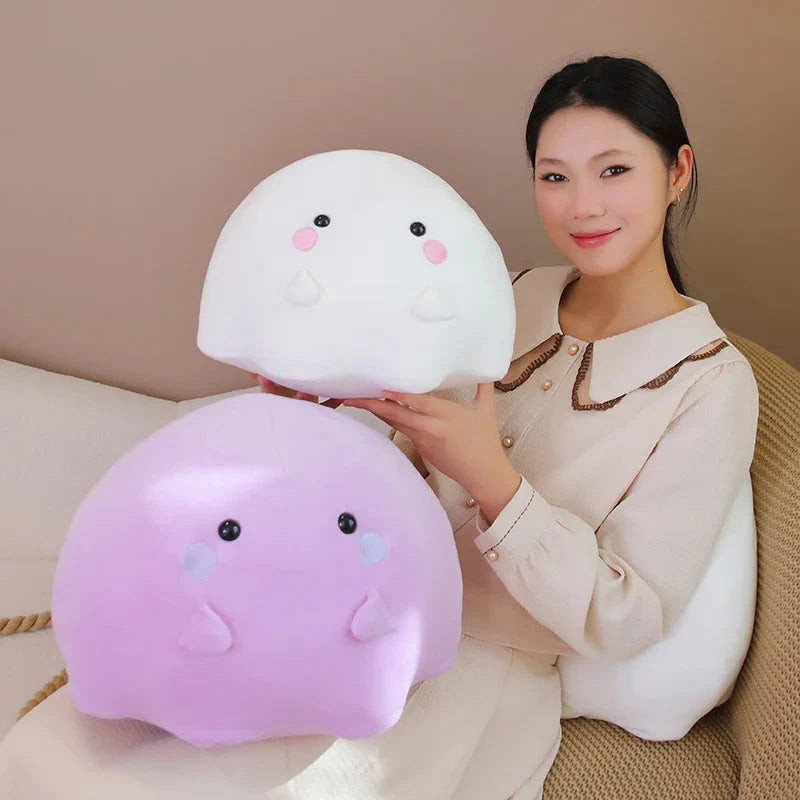 Kawaii Purple White Ghost Plushies-Kawaii Dream