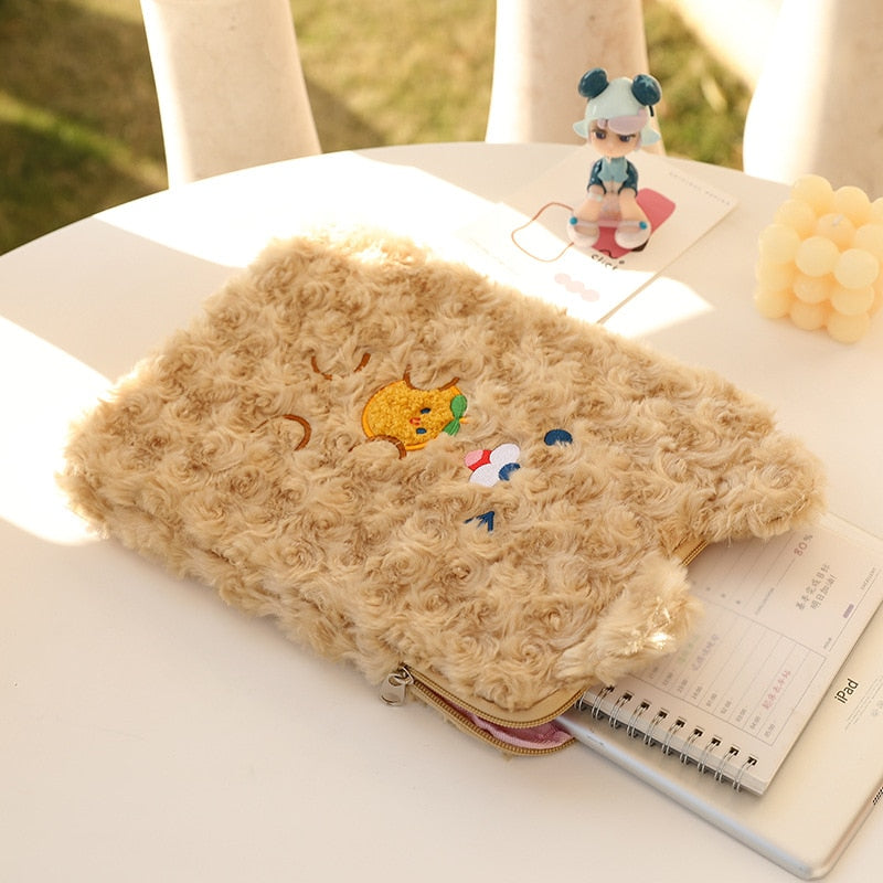 Kawaii Rabbit & Bear iPad Case Pouch Cover-Kawaii Dream