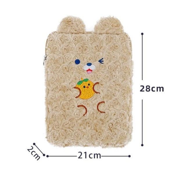 Kawaii Rabbit & Bear iPad Case Pouch Cover-Kawaii Dream