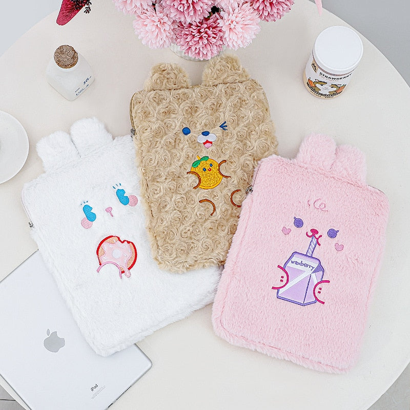Kawaii Rabbit & Bear iPad Case Pouch Cover-Kawaii Dream