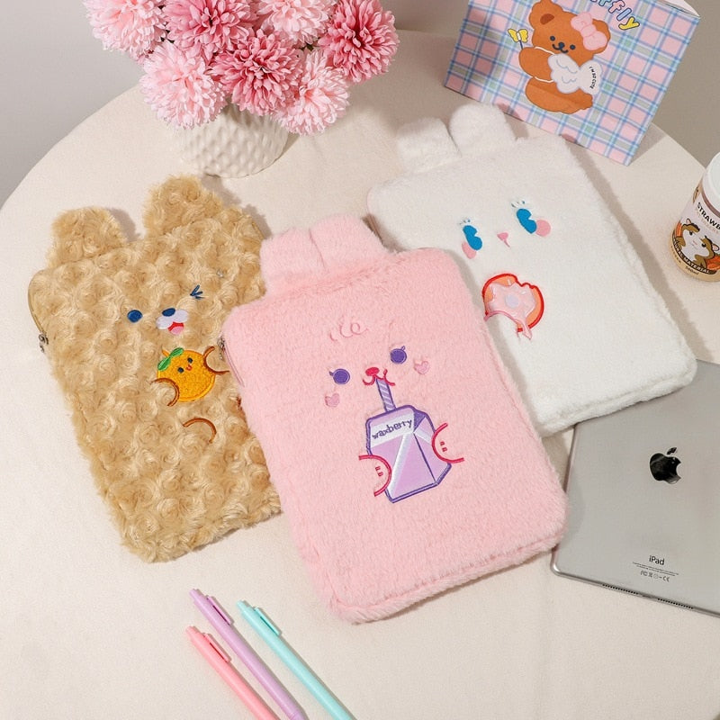 Kawaii Rabbit & Bear iPad Case Pouch Cover-Kawaii Dream