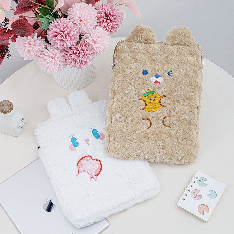 Kawaii Rabbit & Bear iPad Case Pouch Cover-Kawaii Dream