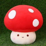 Kawaii Red Brown White Mushroom Plushie Family-Kawaii Dream