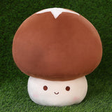 Kawaii Red Brown White Mushroom Plushie Family-Kawaii Dream