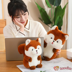 Kawaii Red Squirrel Acorn Plushie-Kawaii Dream
