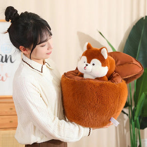 Kawaii Red Squirrel Acorn Plushie-Kawaii Dream
