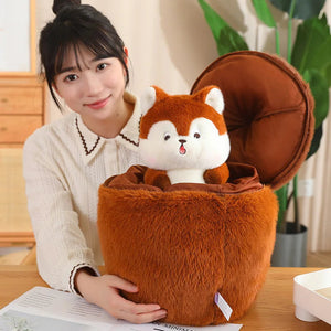 Kawaii Red Squirrel Acorn Plushie-Kawaii Dream