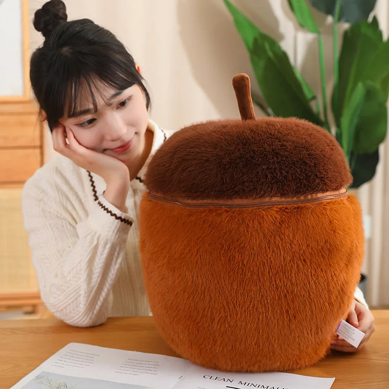 Kawaii Red Squirrel Acorn Plushie-Kawaii Dream