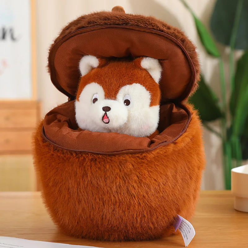 Kawaii Red Squirrel Acorn Plushie-Kawaii Dream