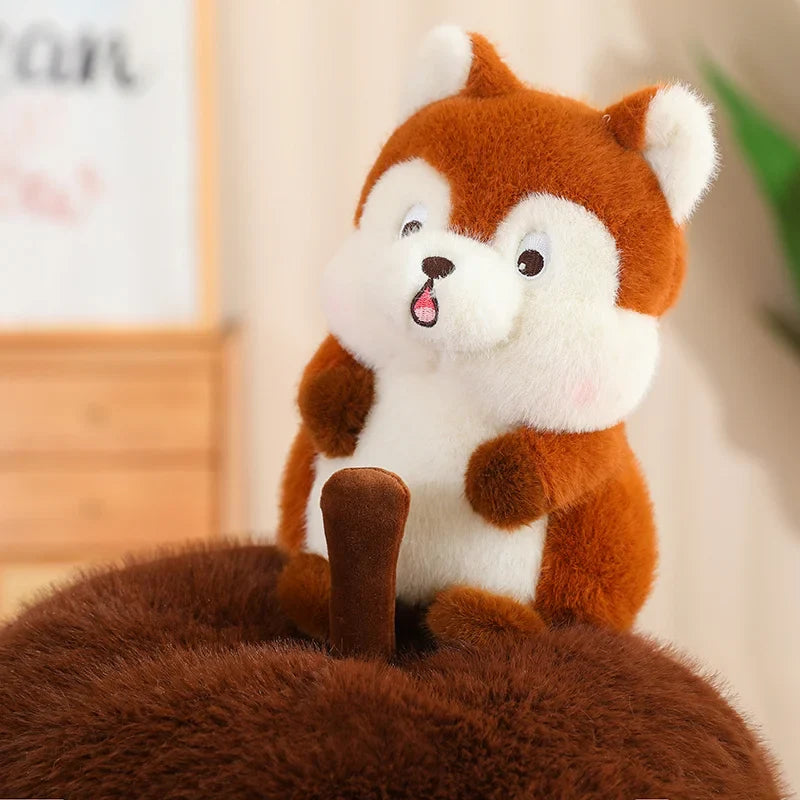 Kawaii Red Squirrel Acorn Plushie-Kawaii Dream