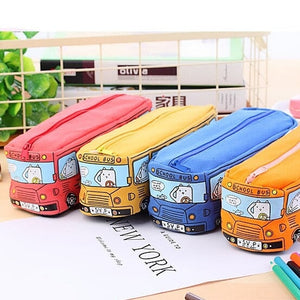 Kawaii School Bus Pencil Case-Kawaii Dream