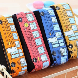 Kawaii School Bus Pencil Case-Kawaii Dream