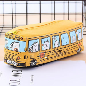 Kawaii School Bus Pencil Case-Kawaii Dream
