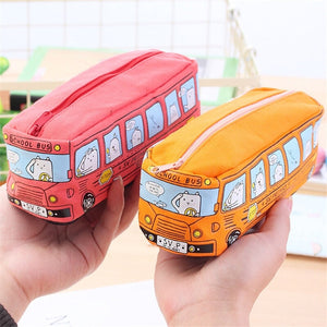 Kawaii School Bus Pencil Case-Kawaii Dream