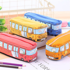 Kawaii School Bus Pencil Case-Kawaii Dream
