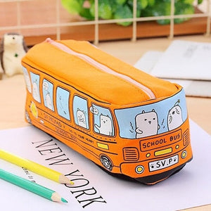Kawaii School Bus Pencil Case-Kawaii Dream